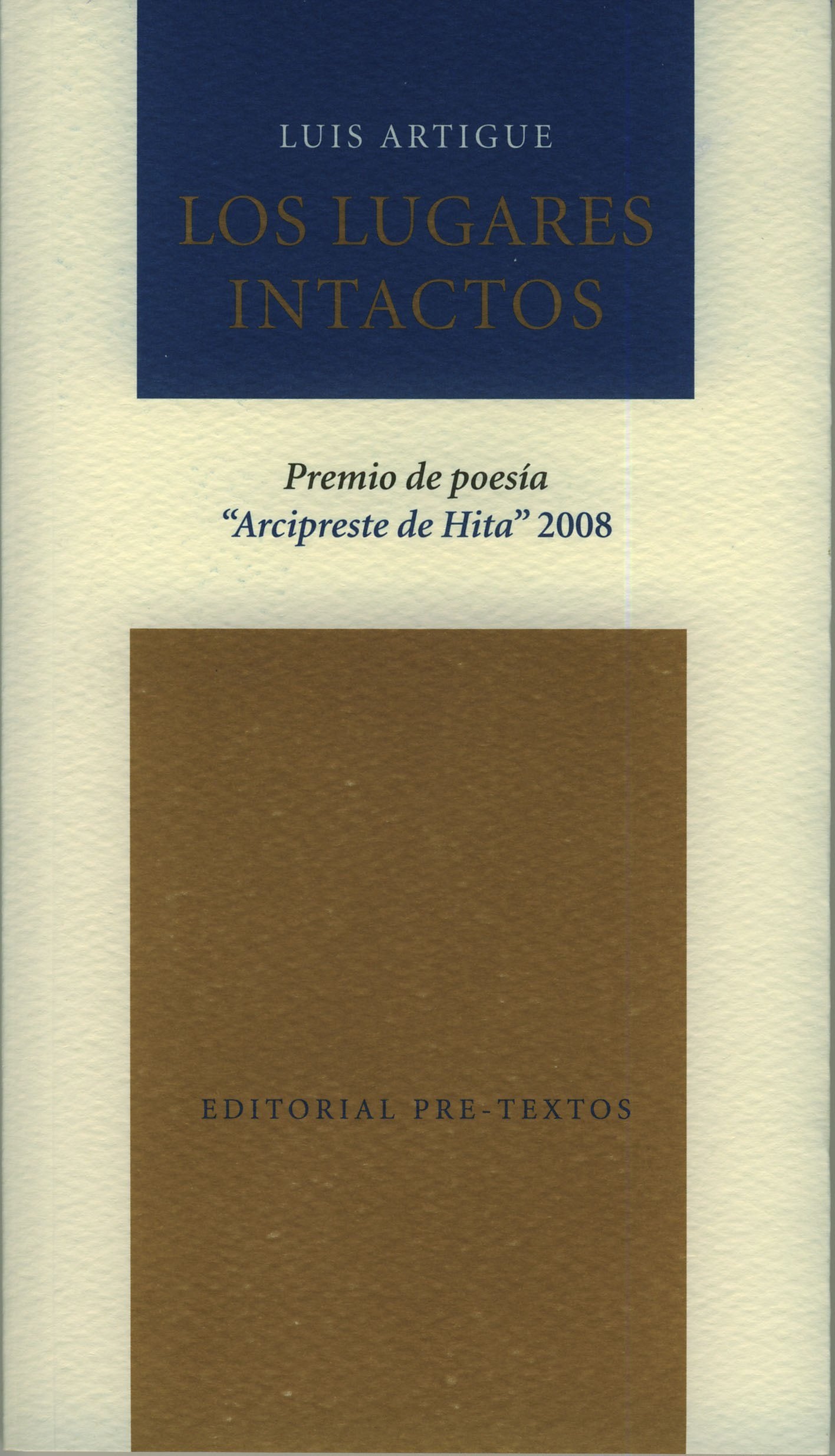 Artigue Holgado, L: Lugares intactos Poetry