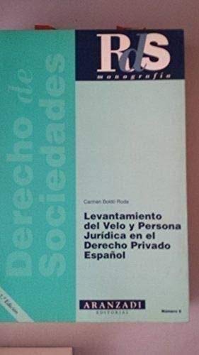 Levantamiento del velo y persona juridica book