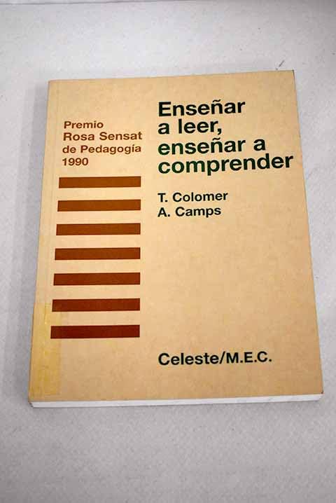 Product Image: Enseñar a leer, enseñar a comprender