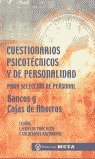 Cuestionarios psicotecnicos y personalidad para selección de bancos y cajas de ahorros book