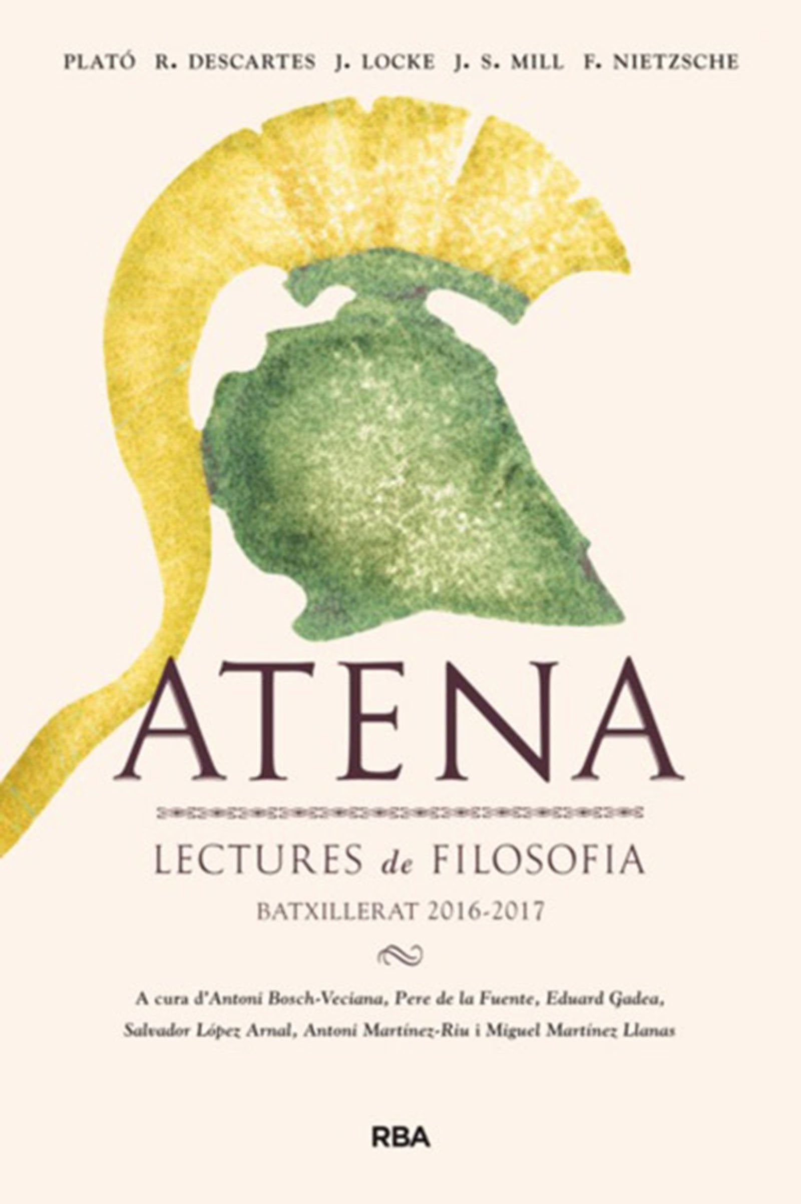 Atena, Lectures de Filosofia, Batxillerat 2016-2017 (Orígens) Books