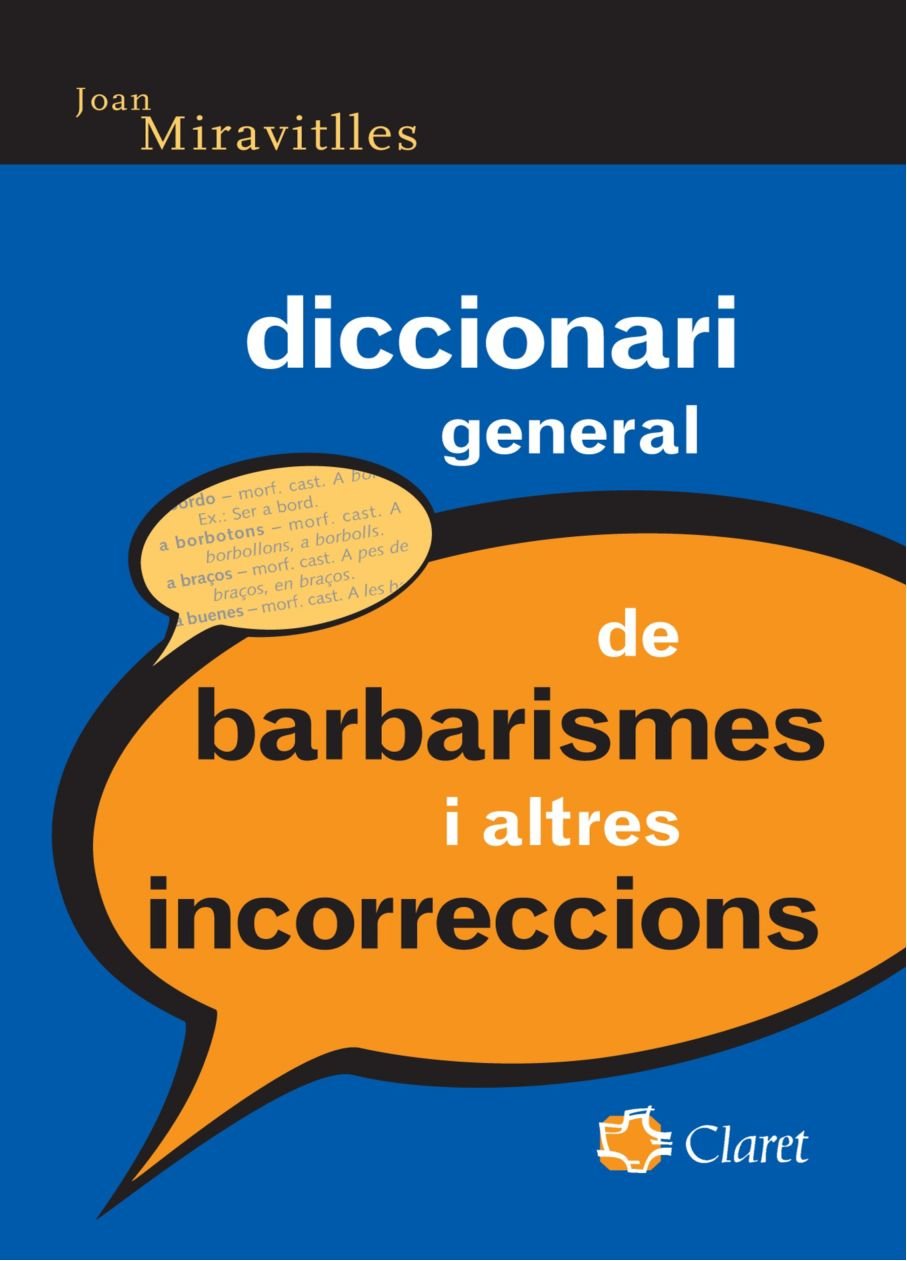 Diccionari General de Barbarismes I Altres Incorreccions book