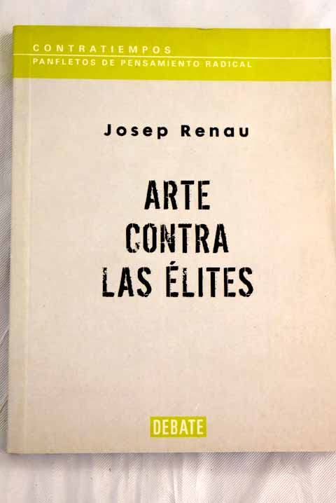 Arte contra las elites Books