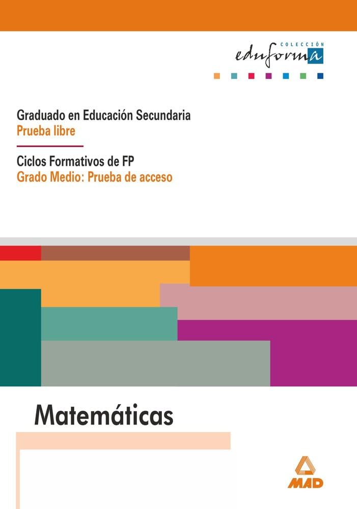 Graduado en Educación Secundaria, prueba libre, ciclos formativos F.P. grado medio : prueba acceso matemáticas Tiptoi & Games