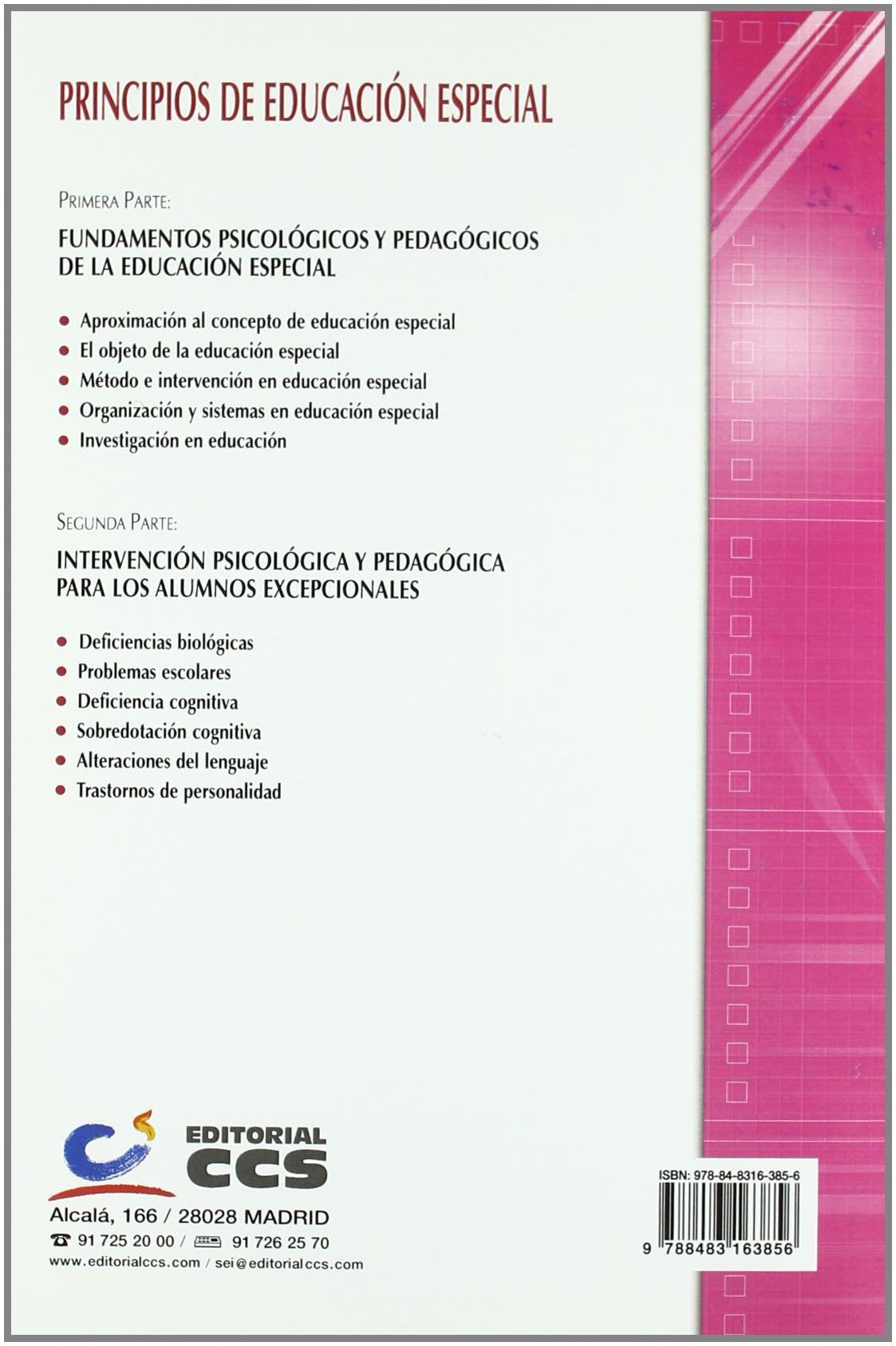 Principios de Educación Especial book