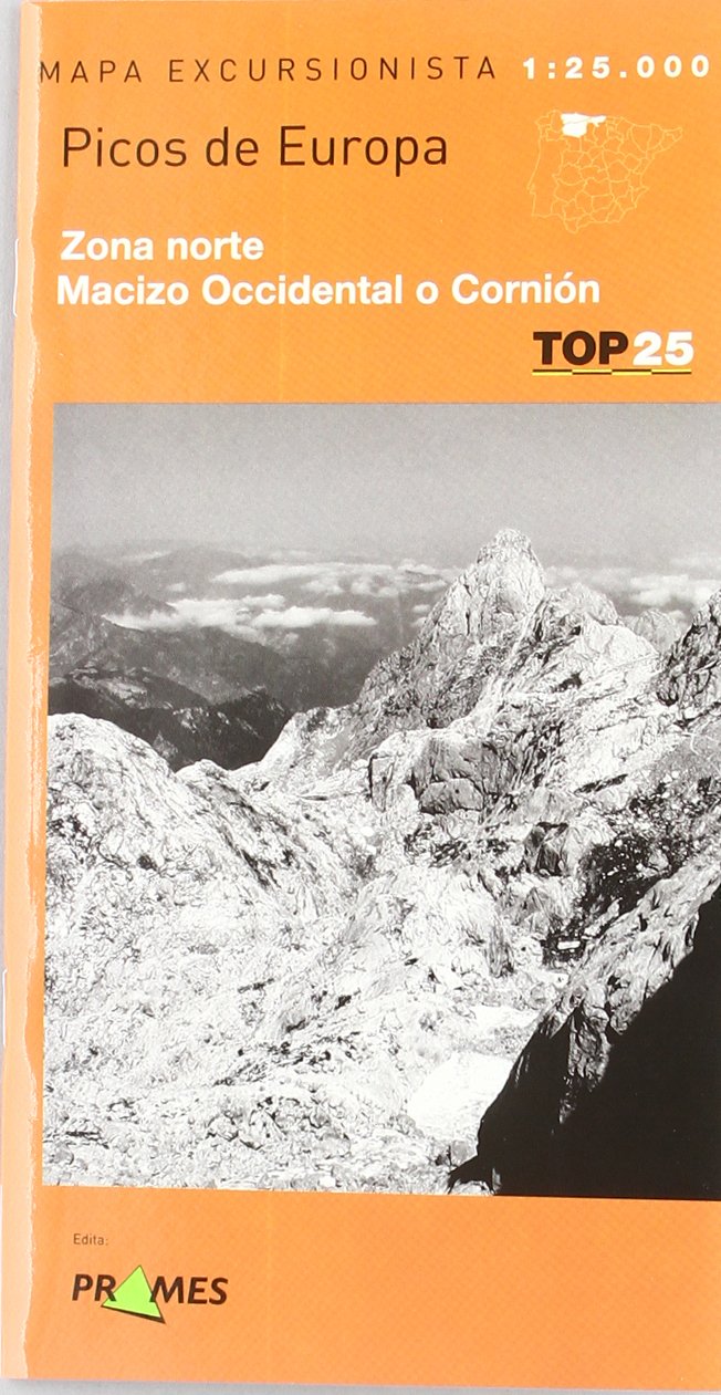 Picos de Europa zona Norte : macizo occidental o Cornión Maps & Plans