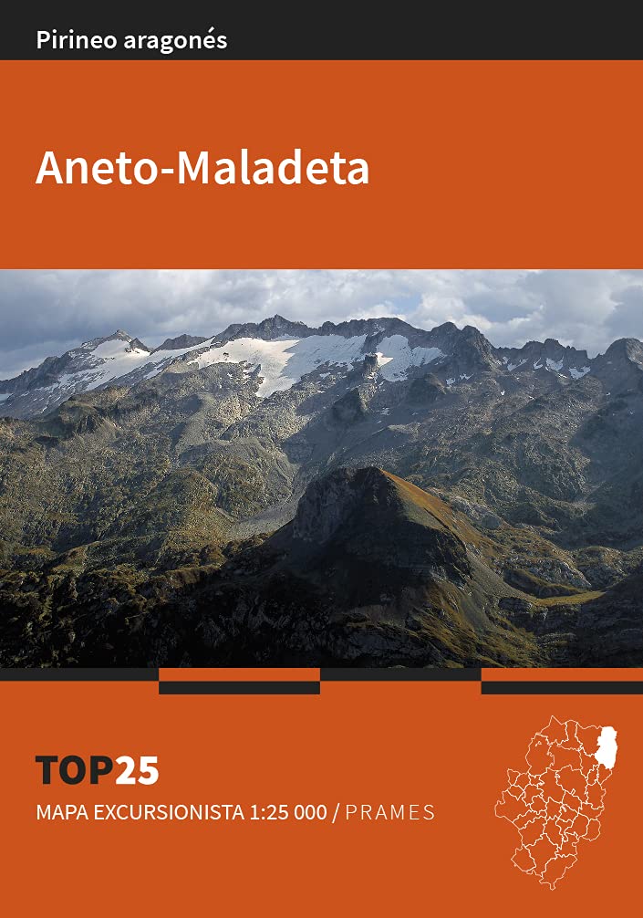 Mapa Top 25 Aneto-Maladeta Leisure & Fun