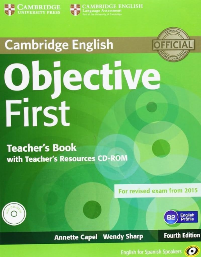 Objective First for Spanish Speakers Teacher's Book with Teacher's Resources CD-ROM 4th Edition Foreign Languages ​​& Dictionaries