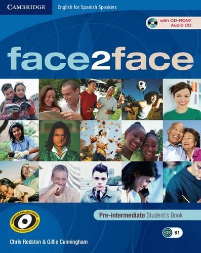 face2face for Spanish Speakers Pre-intermediate Student's Book with CD-ROM/Audio CD Educación Foreign Languages ​​& Dictionaries