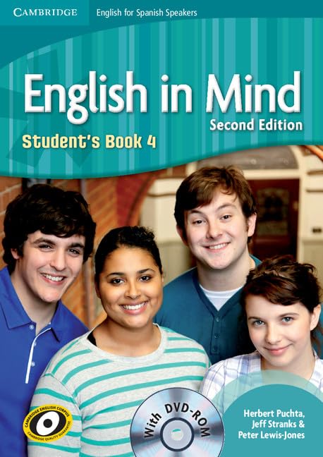 English in Mind for Spanish Speakers Level 4 Student's Book with DVD-ROM book