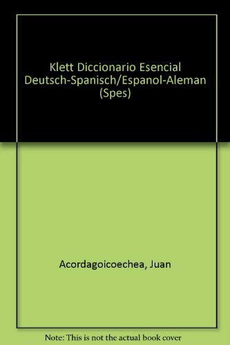 Taschenwörterbuch Diccionario Esencial Deutsch-Spanisch / Español-aleman book