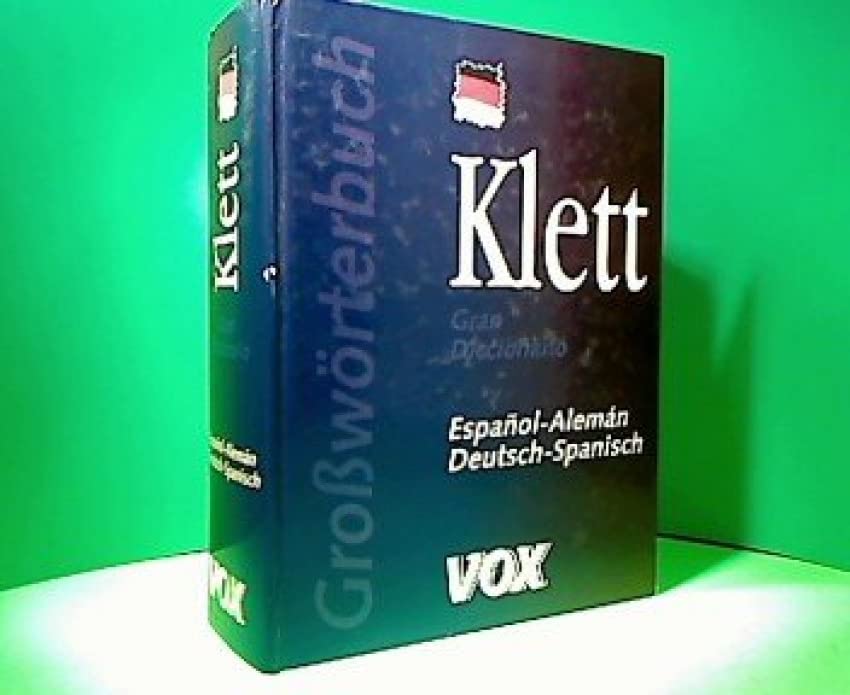 Grossworterbuch Espanol-aleman / Deutsch-spanisch Klett-vox: Gran Diccionario / Great Dictionary book