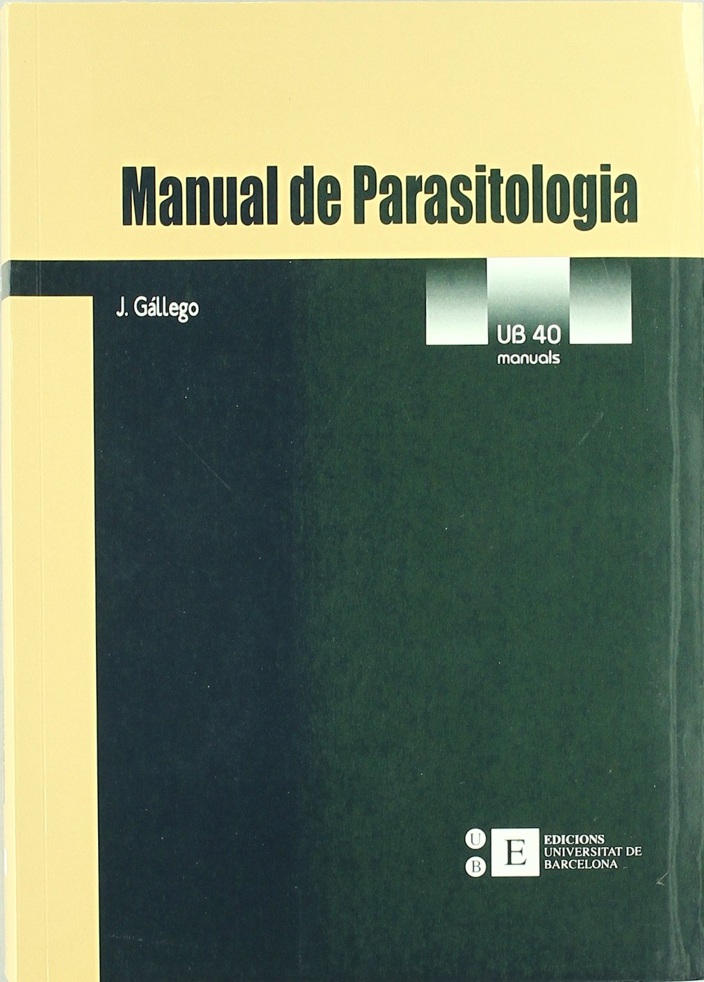Manual de parasitología book