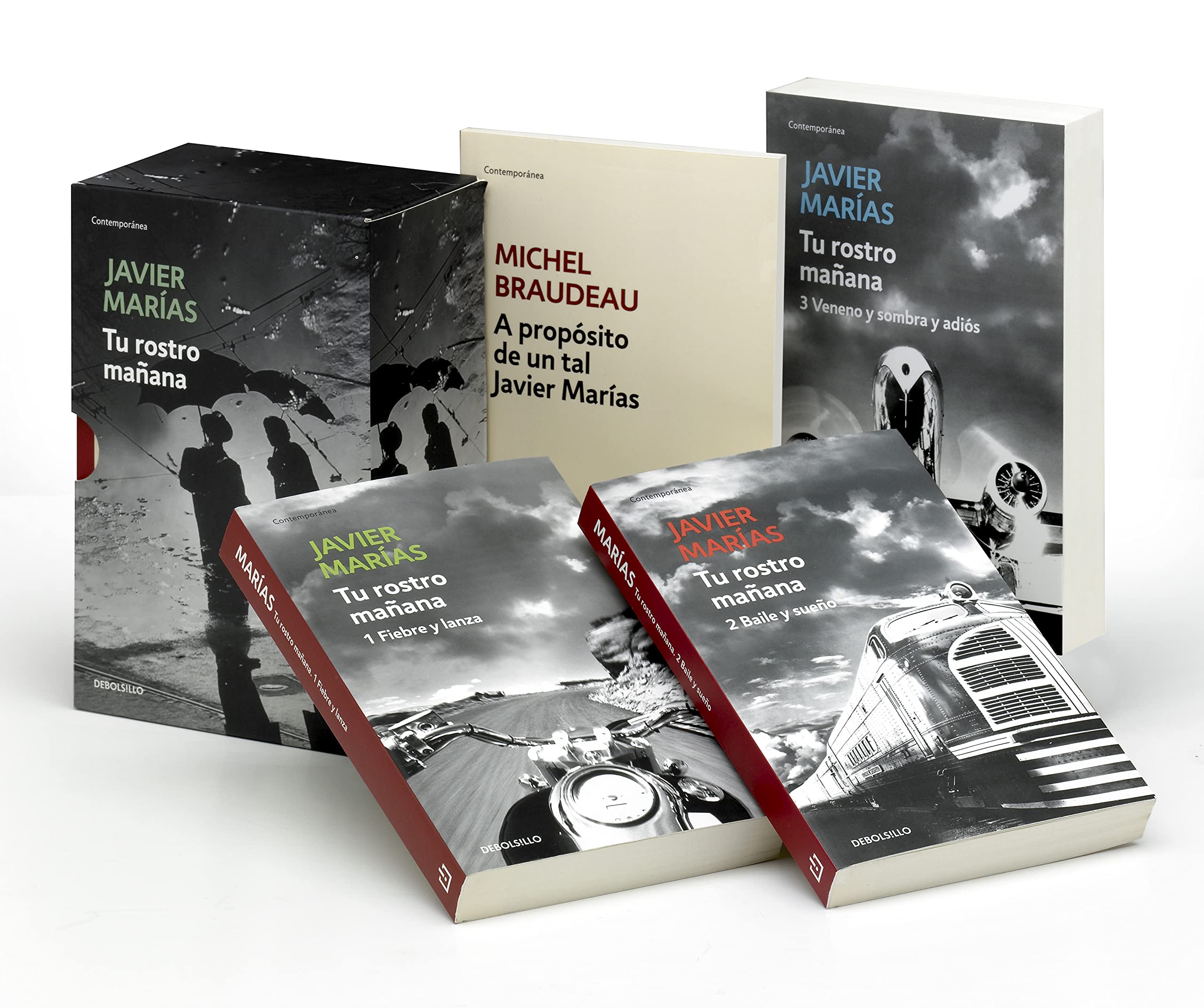 Tu rostro mañana (estuche con 1 Fiebre y lanza | 2 Baile y sueño | 3 Veneno y sombra y adiós): (Incluye A propósito de un tal Javier Marías de Michel Braudeau) book