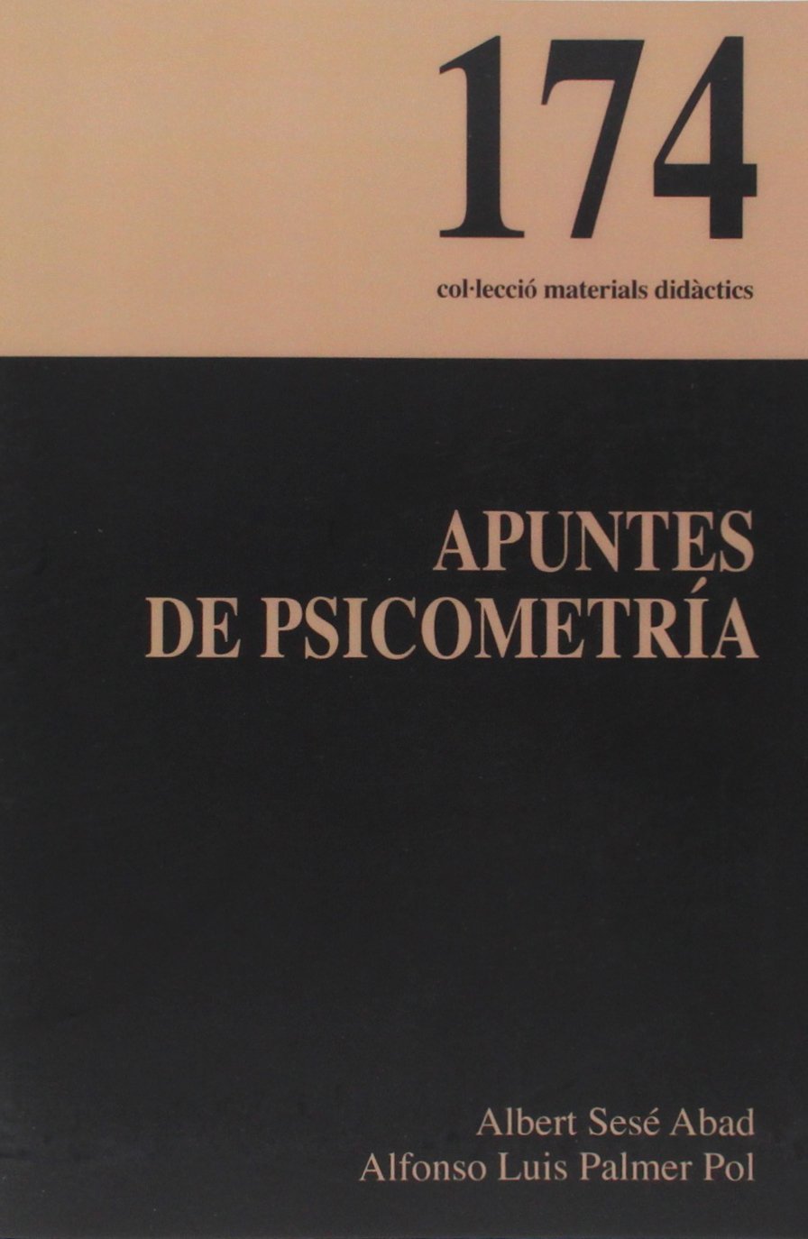 Apuntes de psicometría (Materials Didàctics, Band 174) Psychology