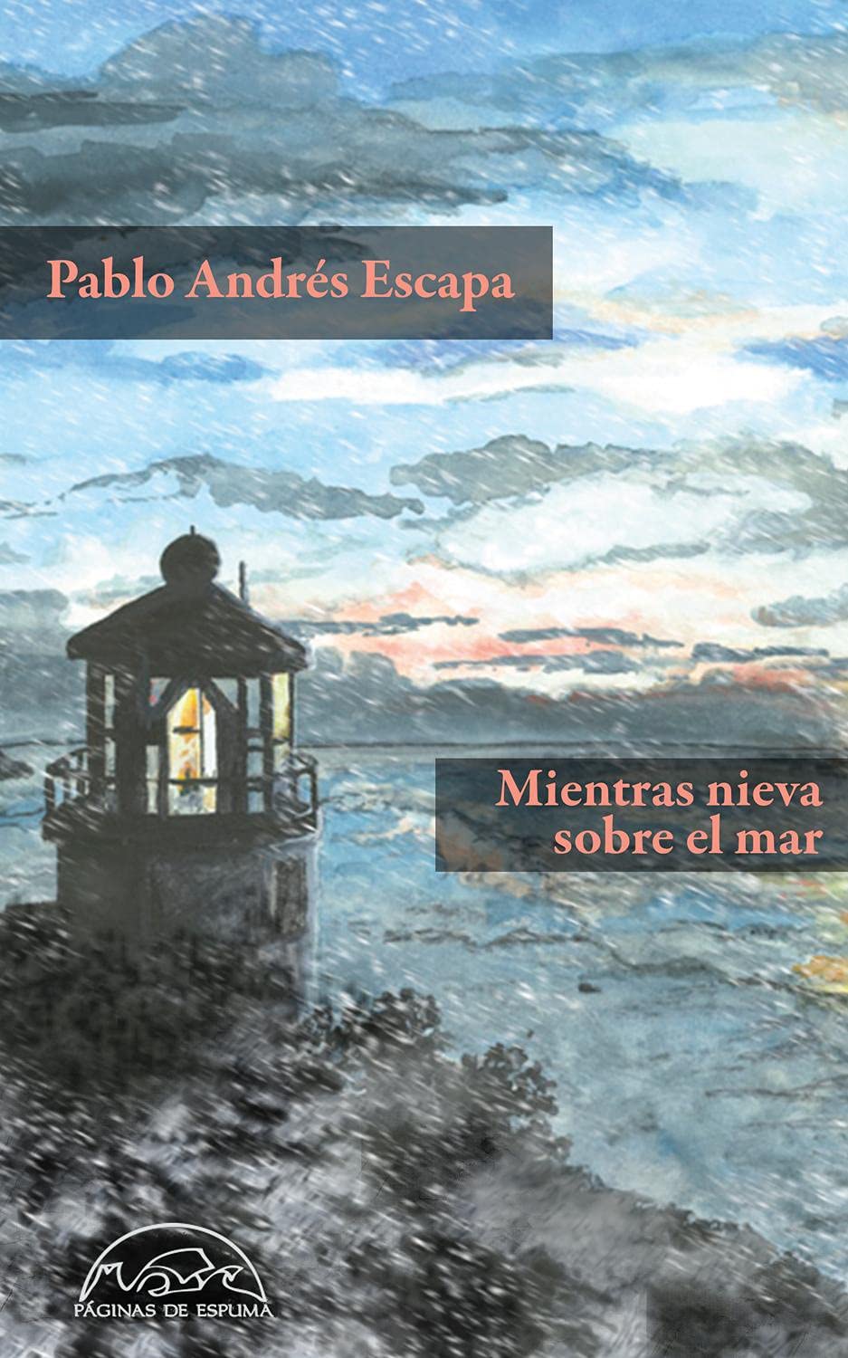 Mientras nieva sobre el mar book