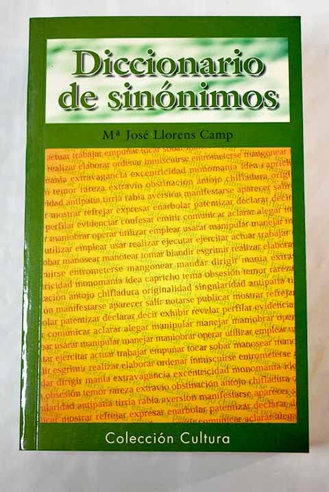 Diccionario de sinónimos y antónimos Books