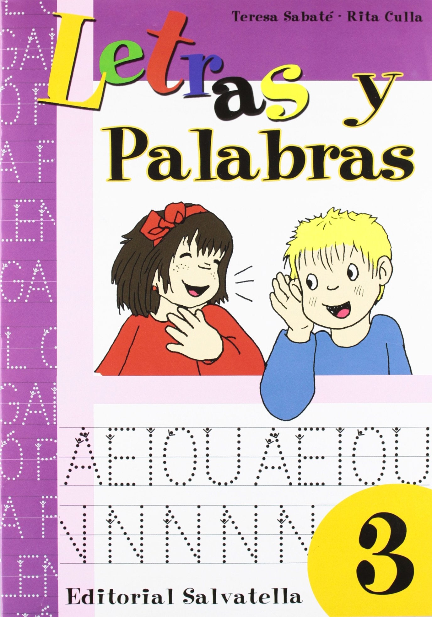 Letras y palabras, 3 Educación Infantil book