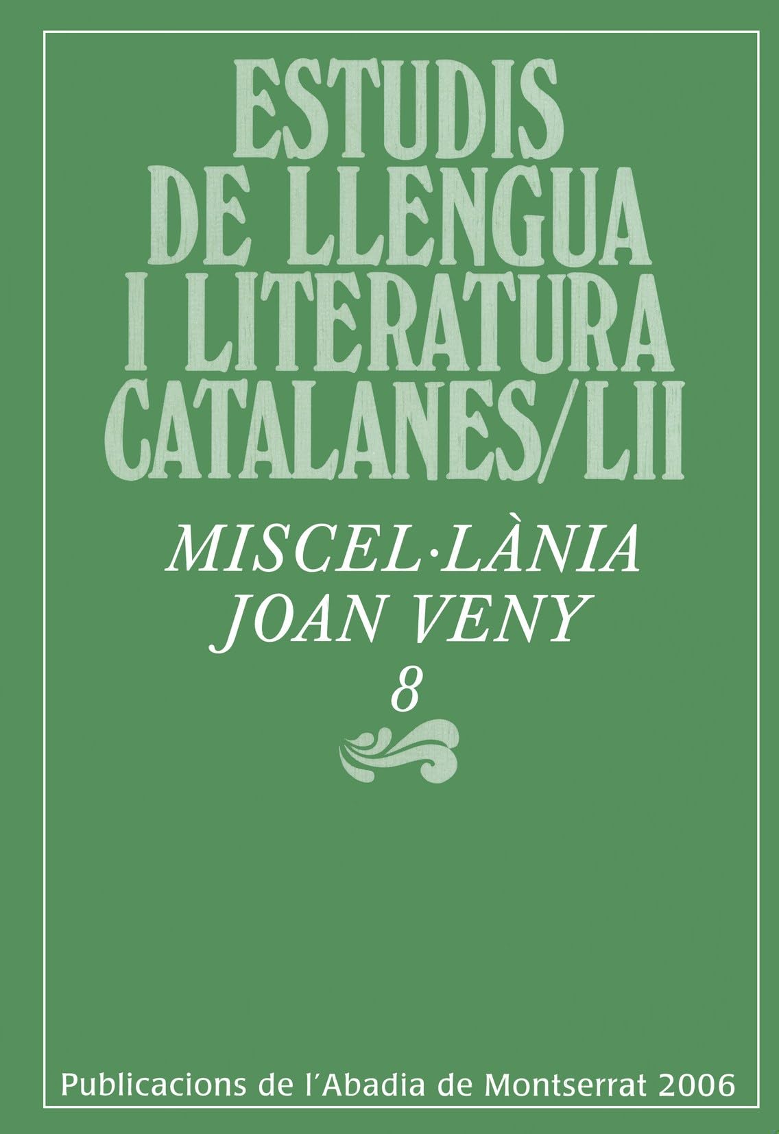 Miscel·lània Joan Veny 8 book