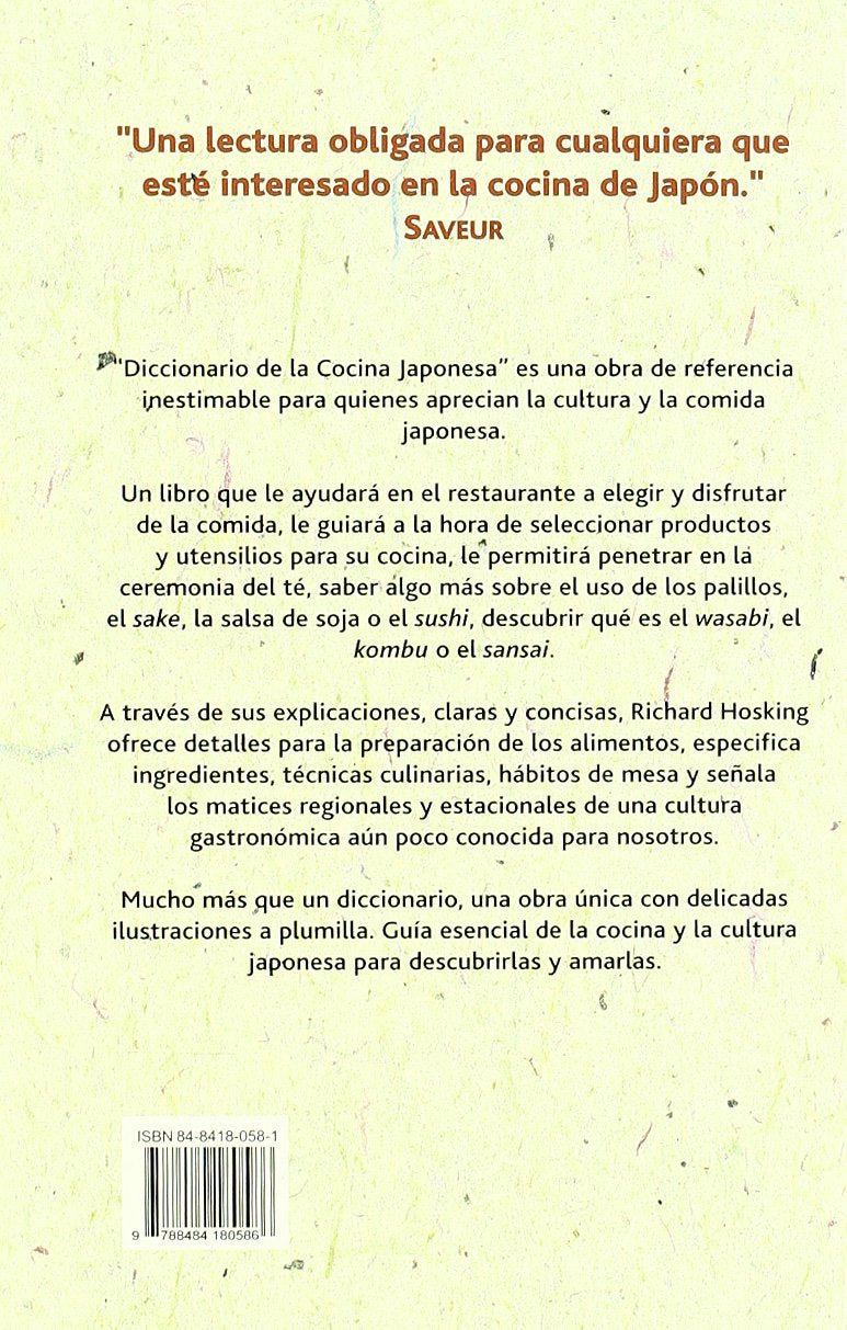 Diccionario de la cocina japonesa Leisure, Home & Garden