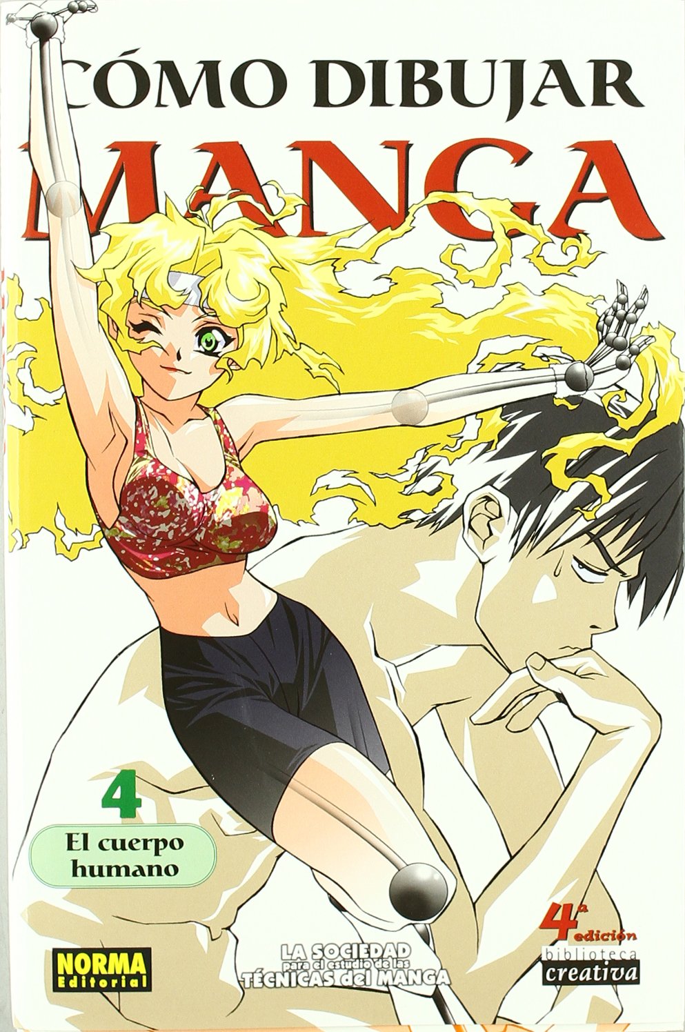 Cómo dibujar manga, El cuerpo humano 4: El cuerpo humano : Anatomia Aplicada Al Dibujo De Personajes (BIBLIOTECA CREATIVA, Band 9) Manga