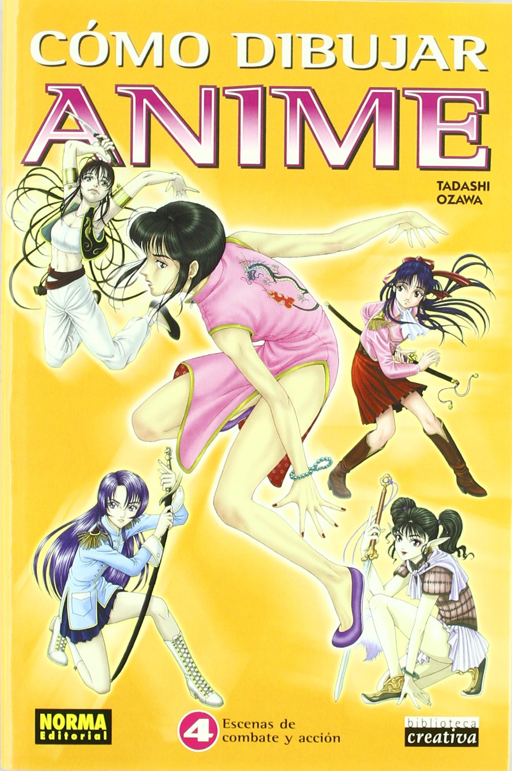 Cómo dibujar anime, Escenas de combate y acción 4 (BIBLIOTECA CREATIVA, Band 21) Manga