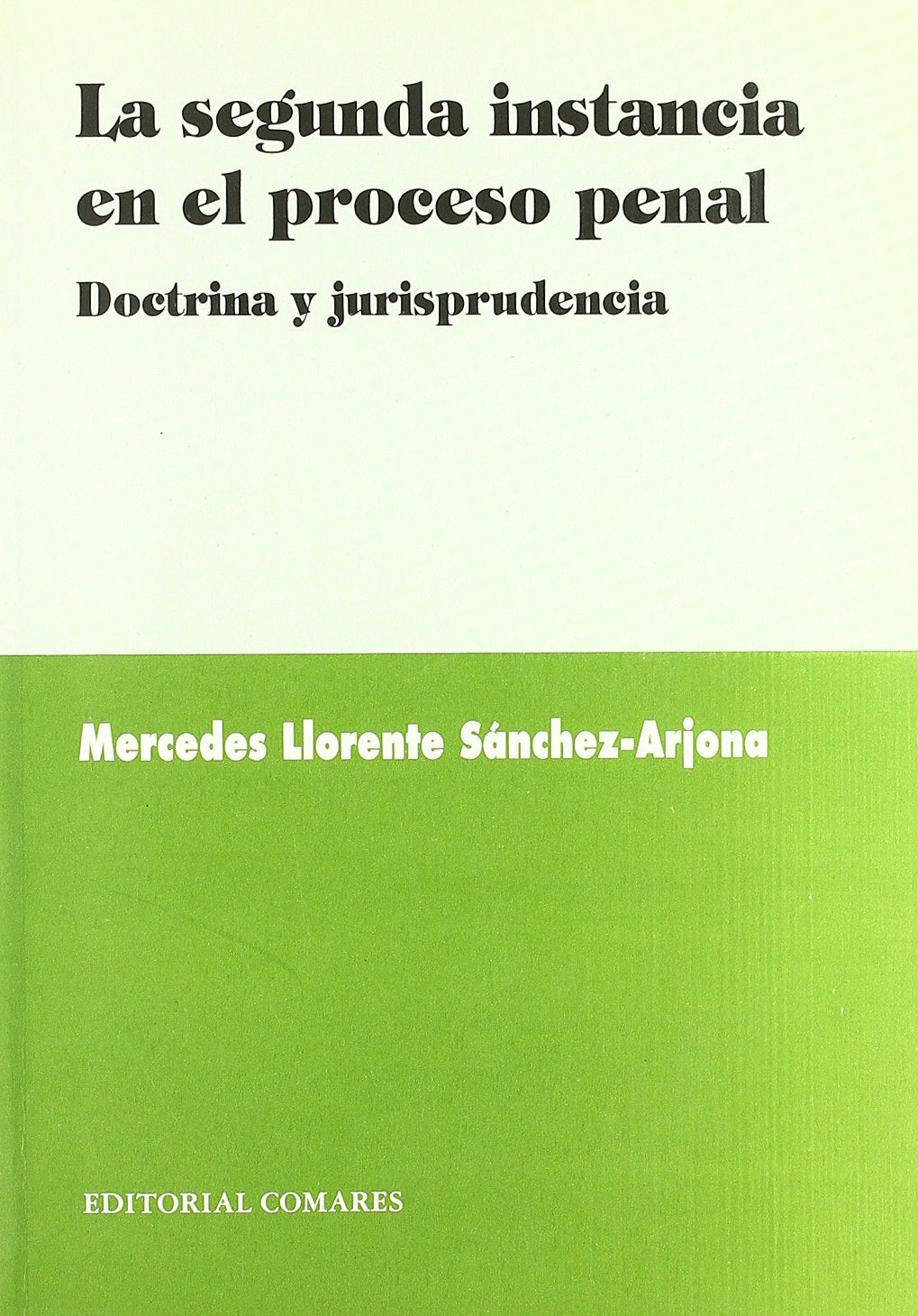 Llorente Sánchez-Arjona, M: Segunda instancia en el proceso book