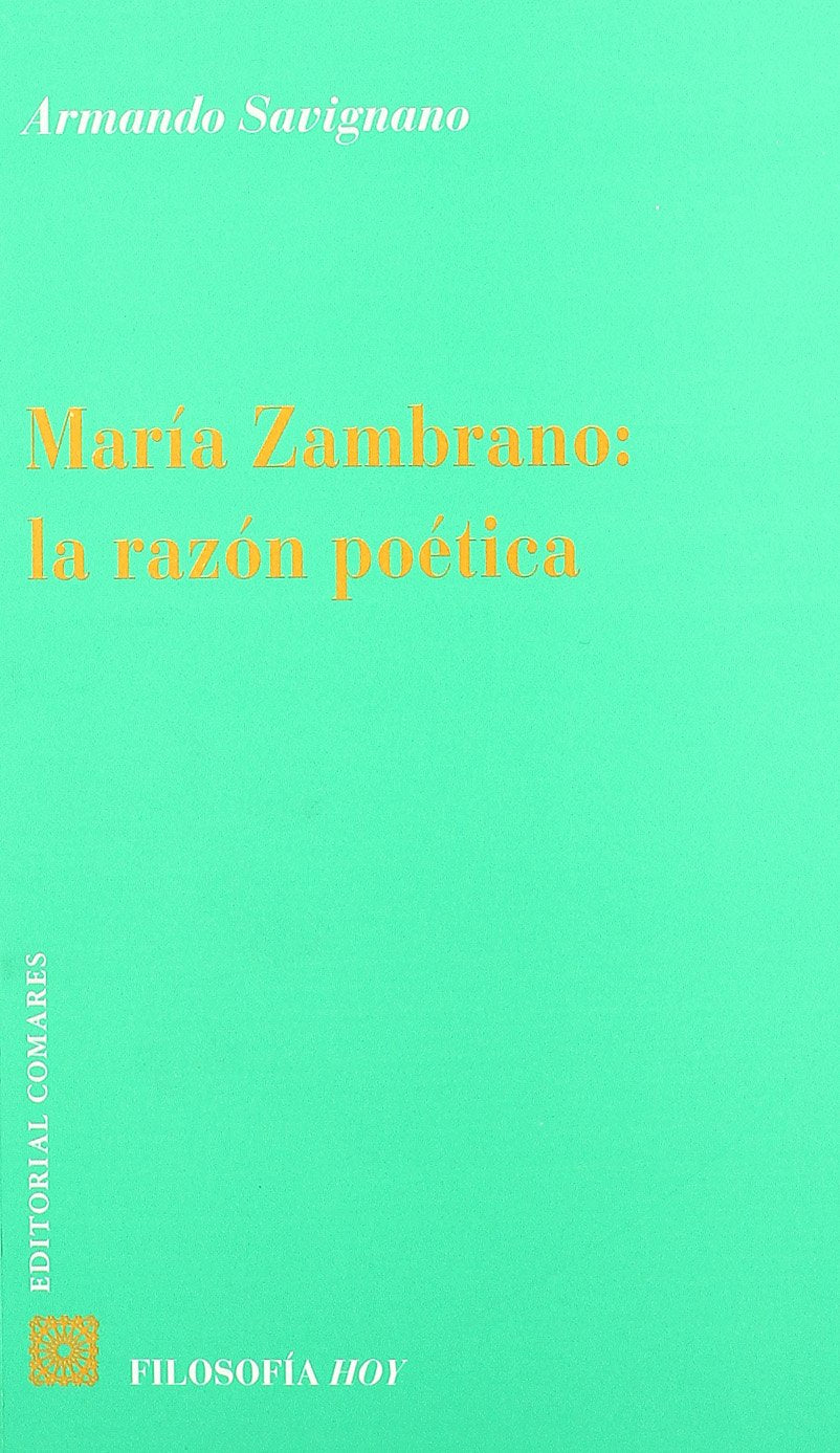 María Zambrano : la razón poética book