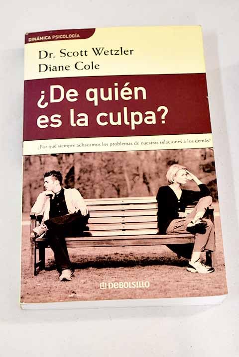 ¿de quien es la culpa? book