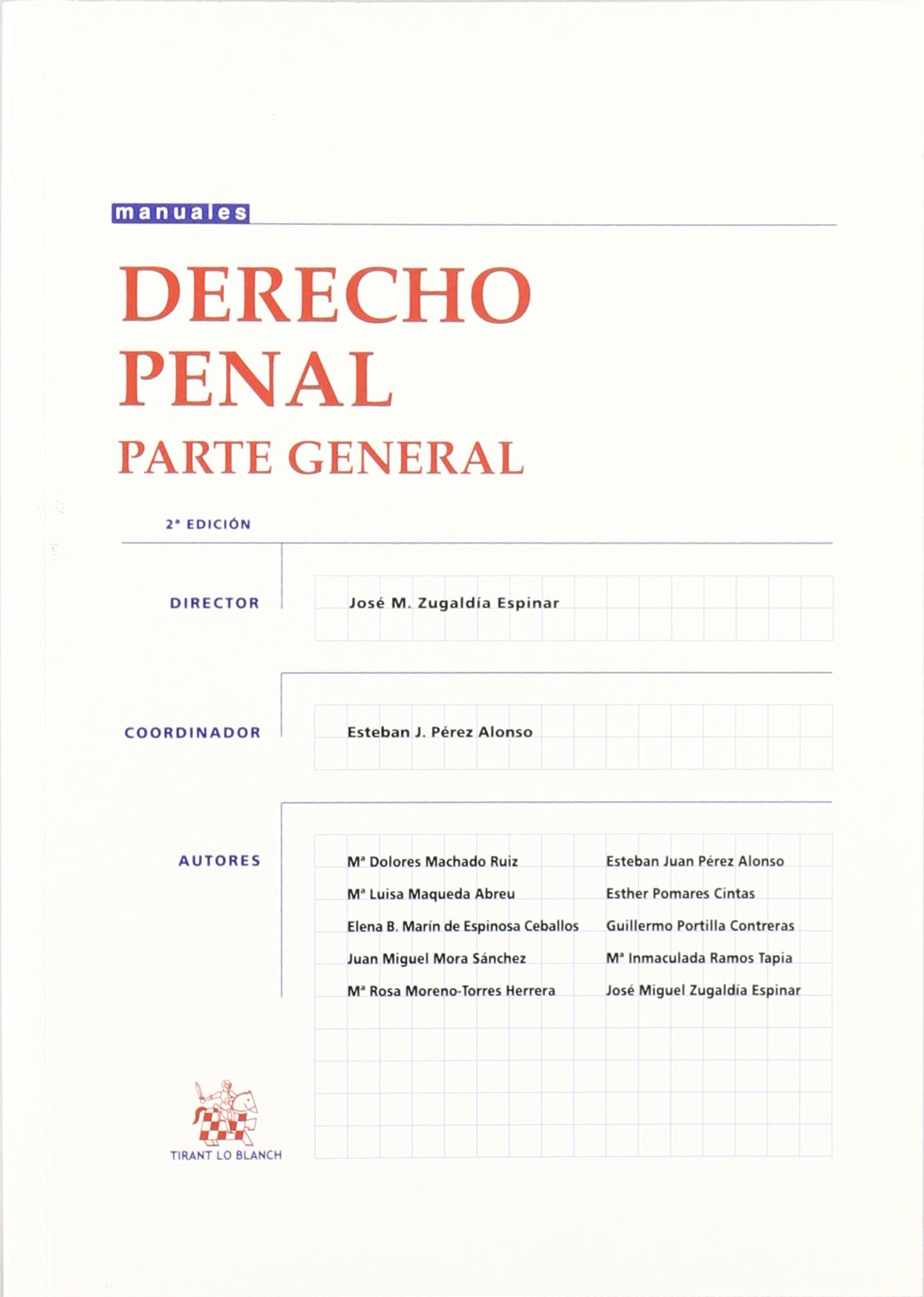 Derecho Penal Parte General book