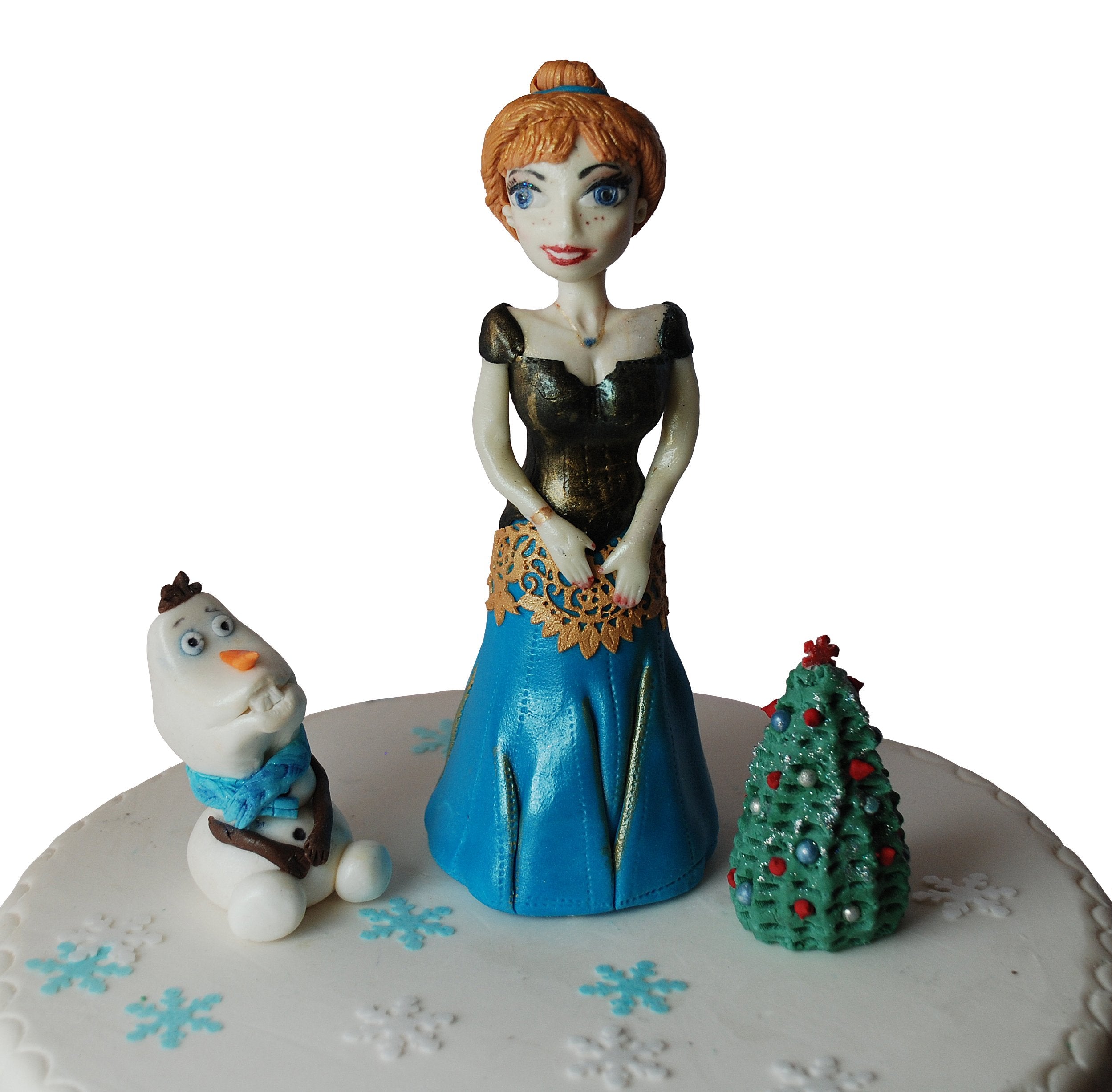 Frozen Anna Essbar Set handgefertigt Fondant Cake Topper Dekoration Books