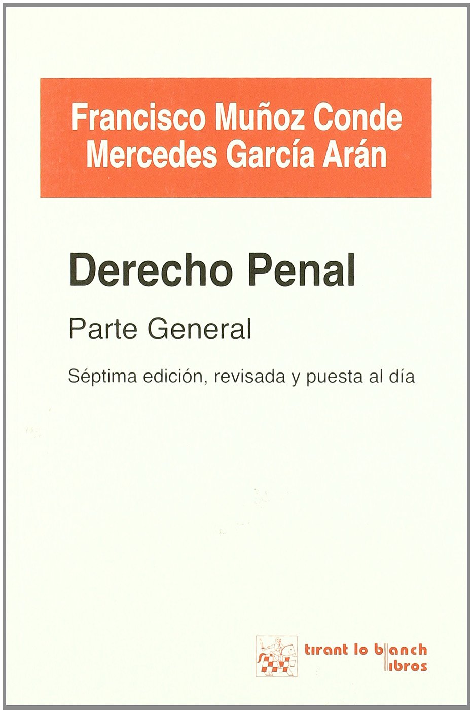 Product Image: Derecho penal. Parte general