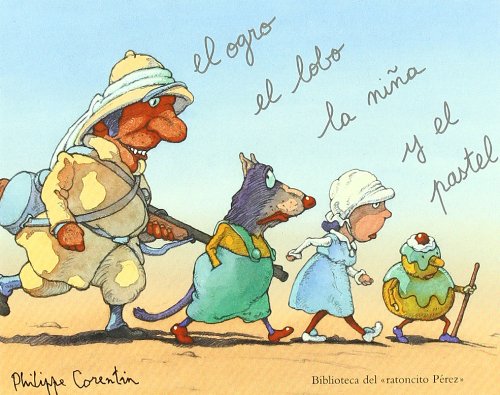 el ogro el lobo la nina y pastel (biblio) Children's books