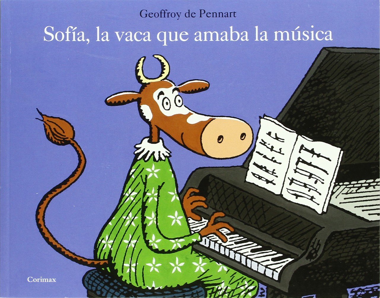 sofia la vaca que amaba la musica (lutin): Sophie la vache musicienne Children's books