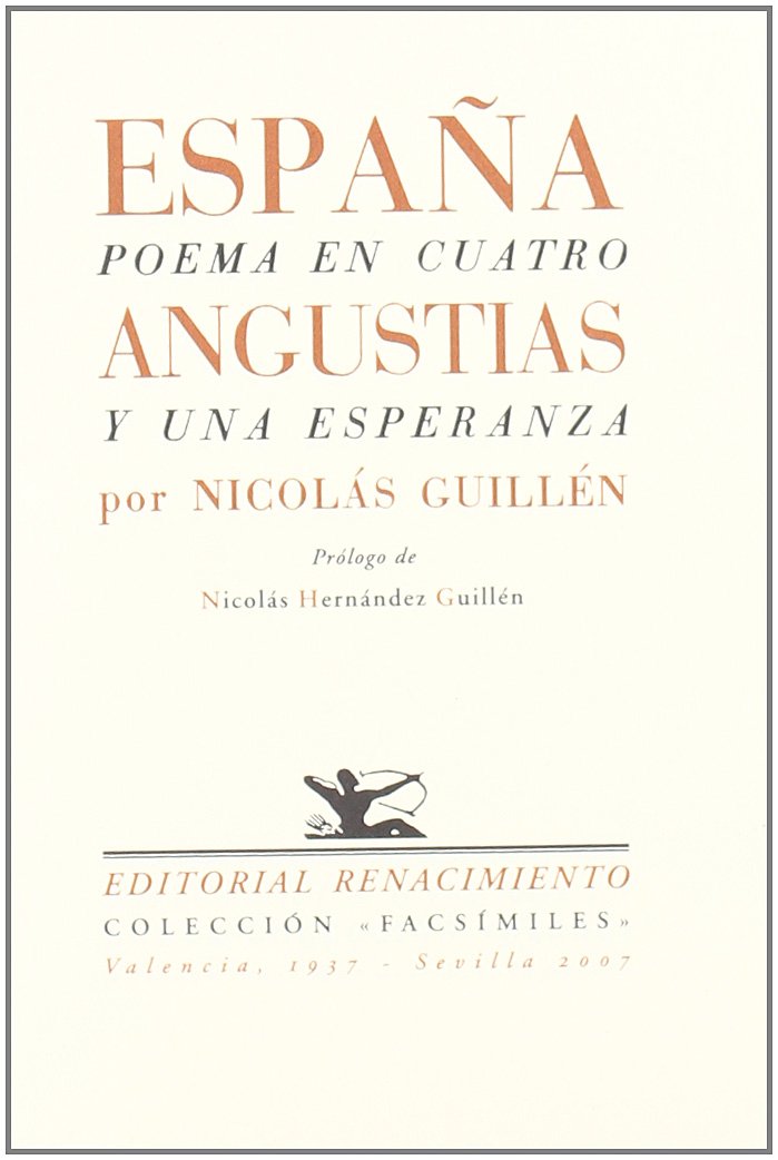España, poema en cuatro angustias y una esperanza Poetry