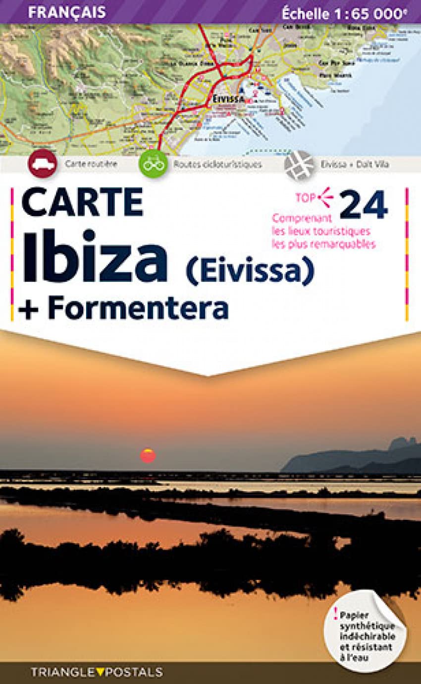 Ibiza + Formentera, carte: Carte (Mapa) Geology & Geography