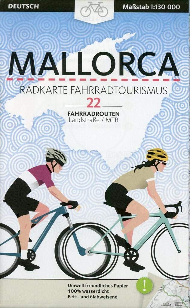 Mallorca, Radkarte Fahrradtourismus Leisure, Home & Garden