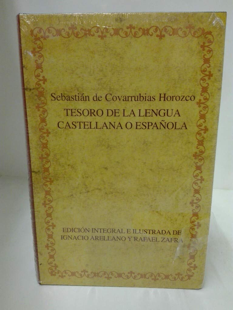 Tesoro de la lengua castellana o espanola/ Treasure of the Castilian language or Spanish book