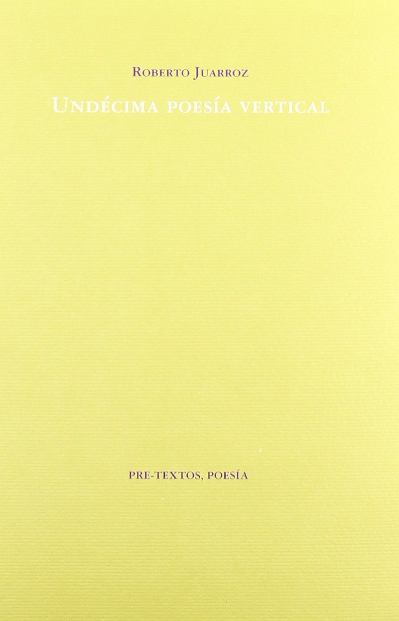 Undécima poesía vertical book