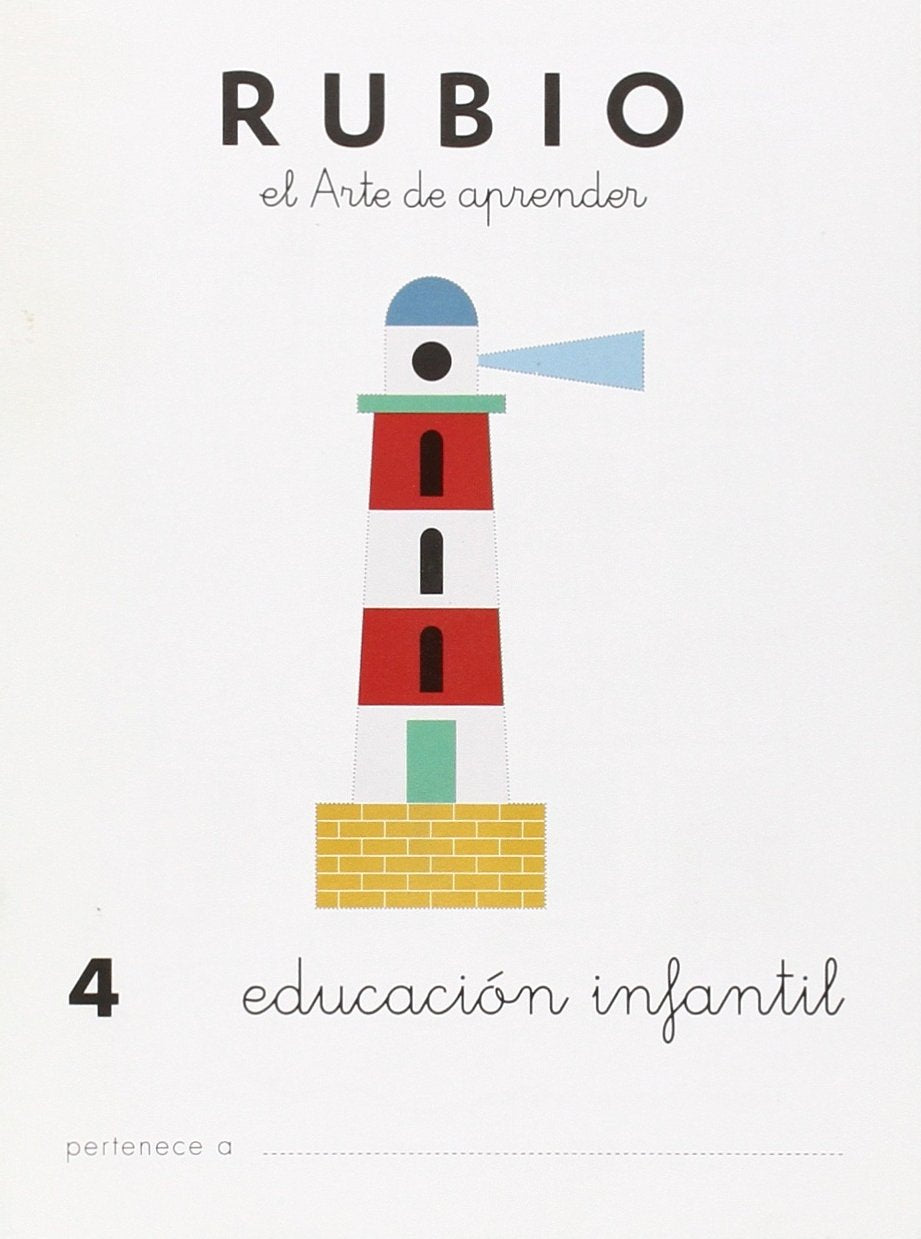 Cuadernos Rubio: Educacion Infantil 4 Foreign Languages ​​& Dictionaries