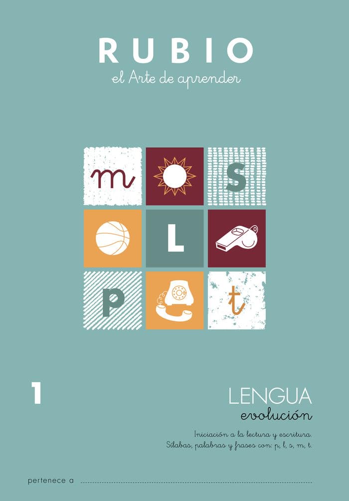 Lengua evolución RUBIO 1: Lengua 1 Foreign Languages ​​& Dictionaries