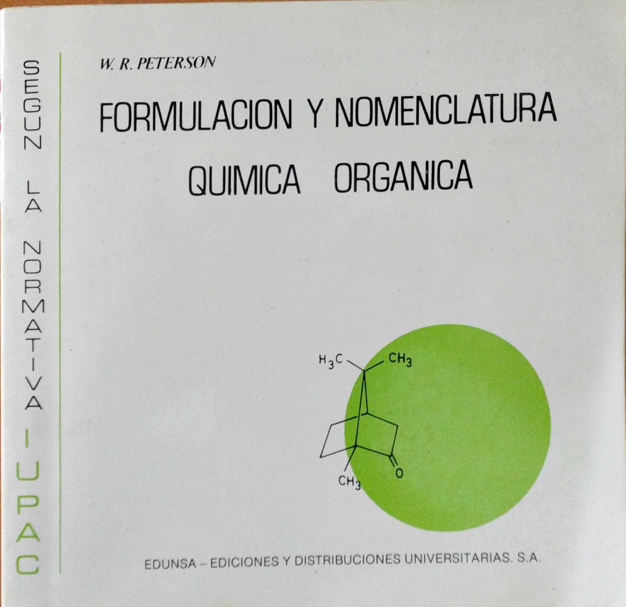 Formulaci¢n y nomenclatura quimicaorganica book