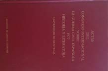 Actas del Congreso Internacional sobre La Guerra Civil Española 77 Books