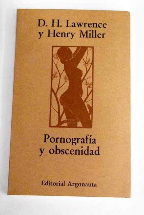 Pornografía y obscenidad book