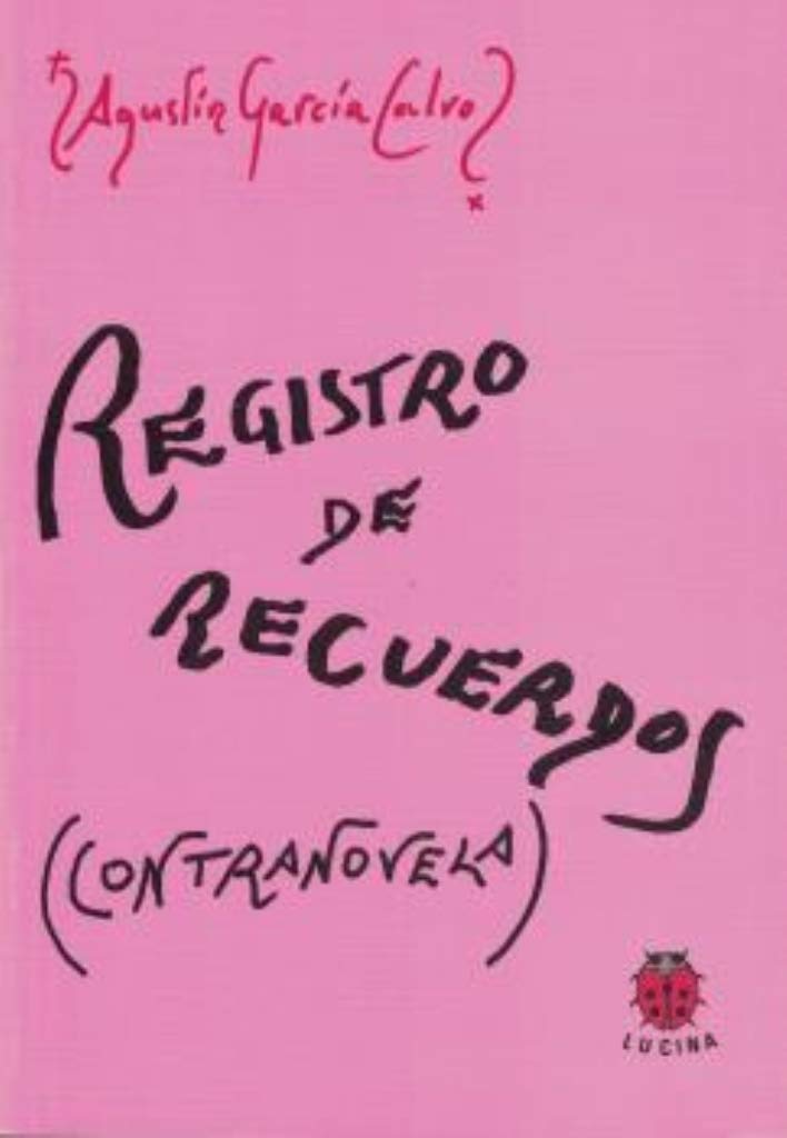 Registro de recuerdos. Contranovela book