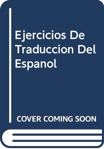 Product Image: Ejercicios De Traduccion Del Espanol