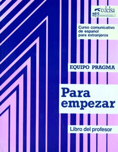 Libro Del Profesor 1a/B (Para Empezar A & B: Teacher's Book) Learning & Reference