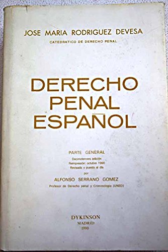 Derecho penal español: parte general book
