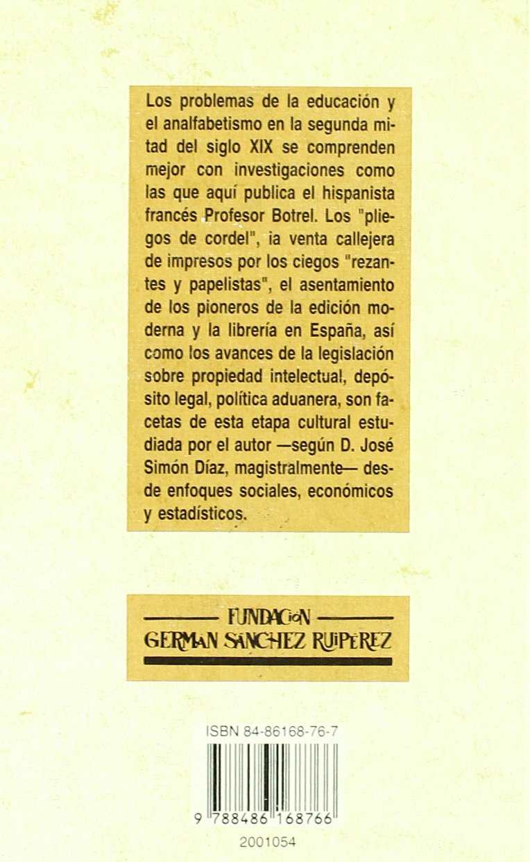 Libros, prensa y lectores en la España del siglo XIX book