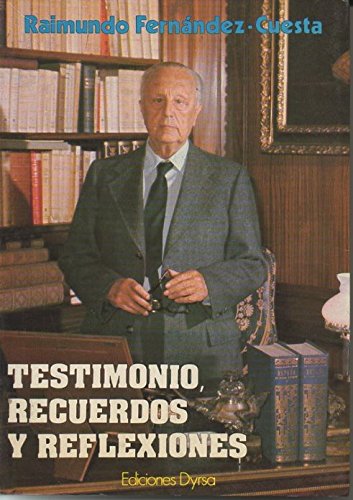 Testimonio, recuerdos y reflexiones Books